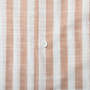 Camisa Modern Fit Lines Naranja