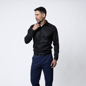 Camisa Modern Fit John Negro