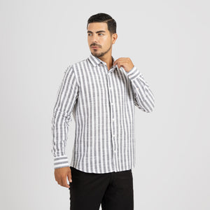 Camisa Modern Fit Lines Negro