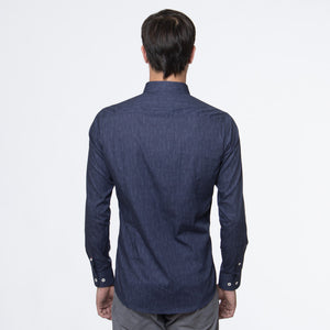 Camisa Slim Fit Luis Azul