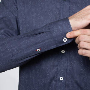 Camisa Slim Fit Luis Azul