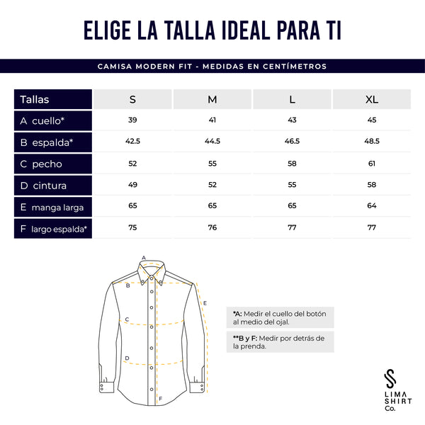 Camisa Lima Shirt Modern Fit Oxfordine Lila
