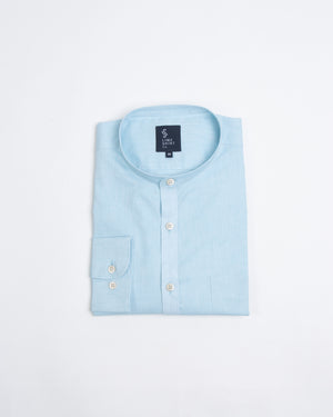 Camisa Manga Larga Neru Amalfi Turquesa