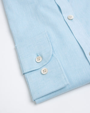Camisa Manga Larga Neru Amalfi Turquesa