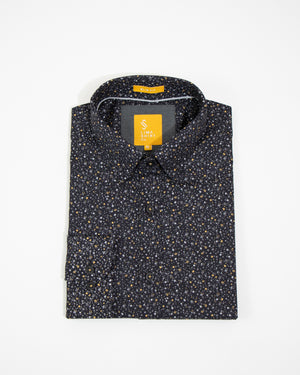 Camisa Slim Fit Trentino Negro