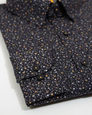 Camisa Slim Fit Trentino Negro