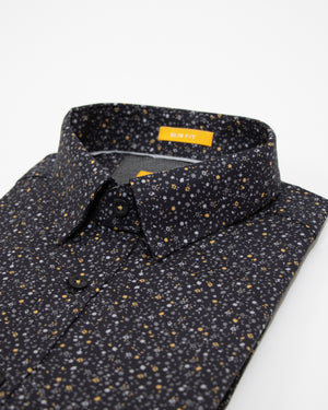 Camisa Slim Fit Trentino Negro