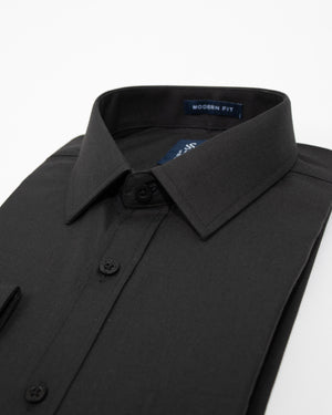 Camisa Manga Larga Leo Negro