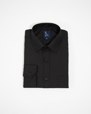 Camisa Manga Larga Leo Negro