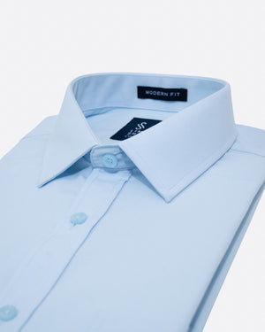 Camisa Manga Larga Leo Celeste