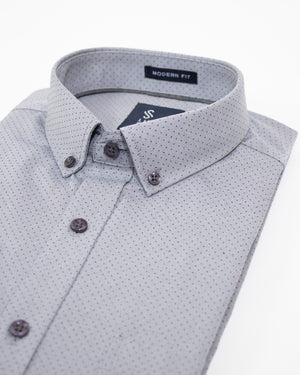 Camisa Modern Fit Tomas Gris