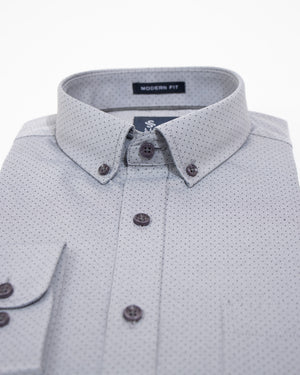 Camisa Modern Fit Tomas Gris