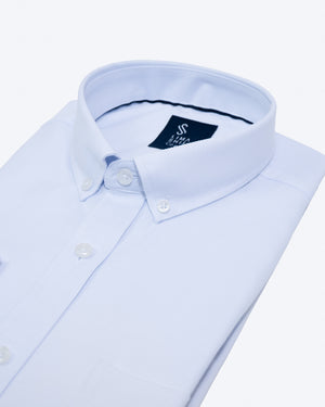 Camisa Modern Fit Tomas Celeste Cielo