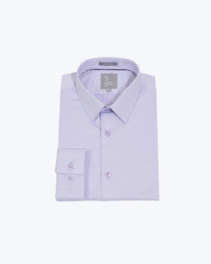 Camisa Slim Fit Milano Stretch Lila