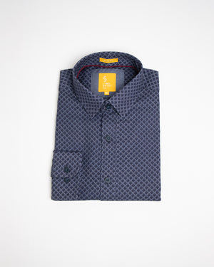 Camisa Slim Fit Trentino Blue
