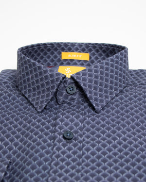 Camisa Slim Fit Trentino Blue