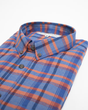 Camisa Flannel Classic Relaxed Fit Acero