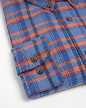 Camisa Flannel Classic Relaxed Fit Acero