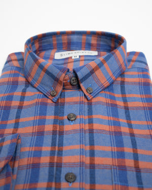 Camisa Flannel Classic Relaxed Fit Acero