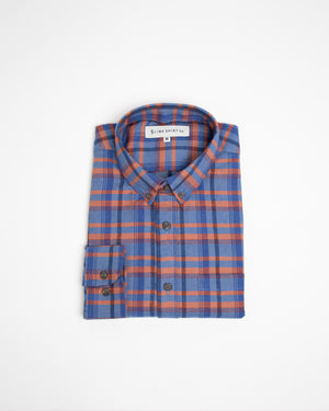 Camisa Flannel Classic Relaxed Fit Acero