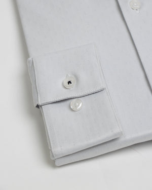 Camisa Slim Fit Milano Stretch Plata