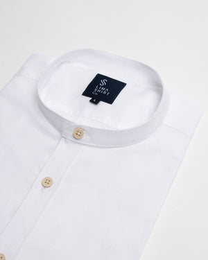 Camisa Manga Corta Neru Amalfi Blanco