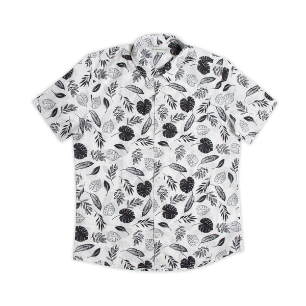 Camisa Bahamas Manga Corta Gris