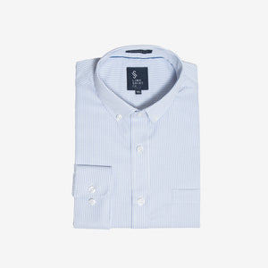 Camisa Modern Fit Classic Lines Azulino