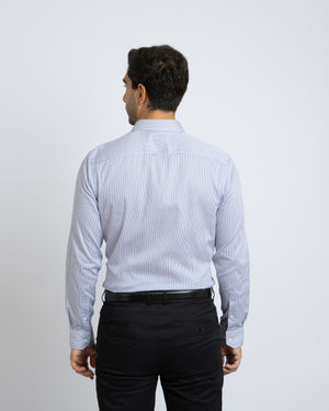 Camisa Manga Larga Modern Fit Philipp Azul Medio