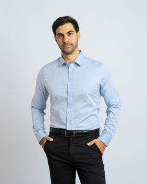 Camisa Modern Fit Skin Celeste