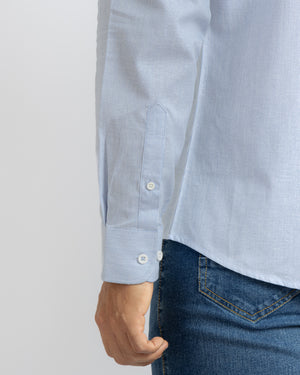 Camisa Manga Larga California 2 Relaxed Fit Celeste