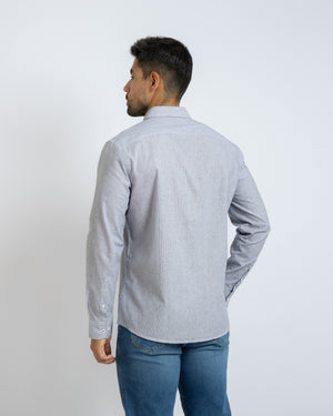 Camisa Manga Larga California 2 Relaxed Fit Azul