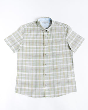 Camisa Madrid Manga Corta Verde