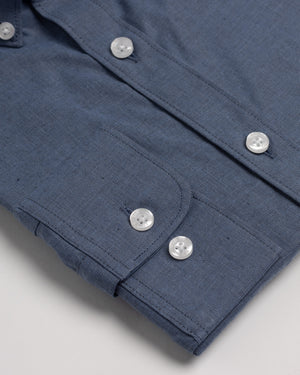 Camisa Modern Fit Fil a Fil BD Acero