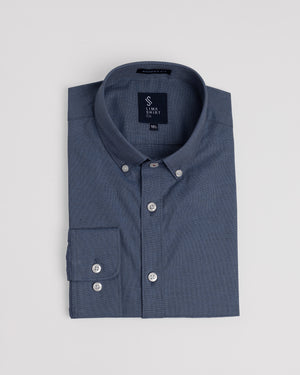 Camisa Modern Fit Fil a Fil BD Acero