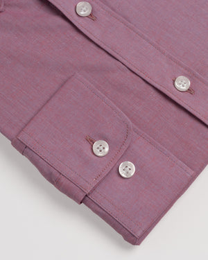 Camisa Manga Larga Fil a Fil BD Rojo