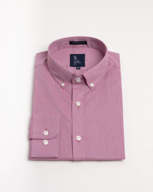 Camisa Manga Larga Fil a Fil BD Rojo