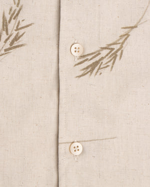 Camisa Grecia Manga Corta Beige 1