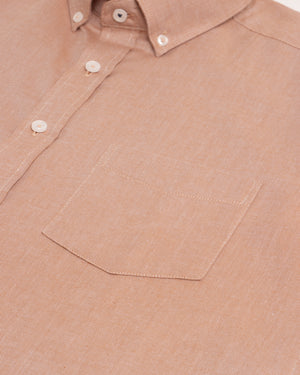 Camisa Manga Corta Oxfordine Naranja