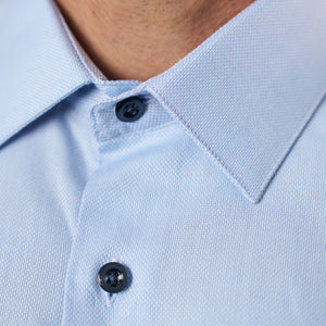 Camisa Manga Larga Modern Fit Mattia Celeste