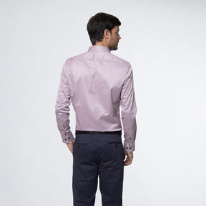 Camisa Slim Fit Milano Stretch Vino