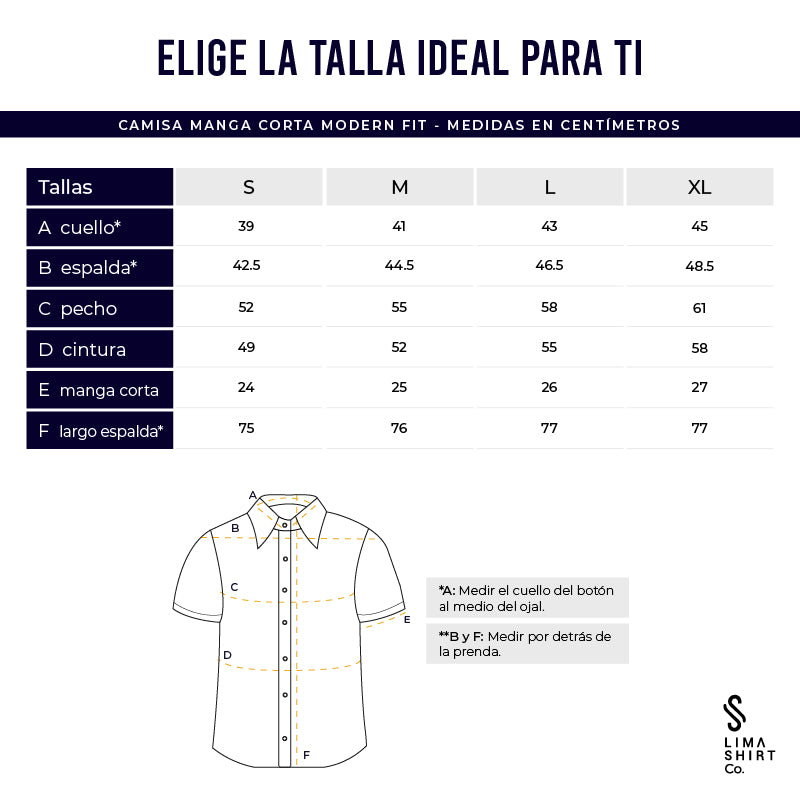 Guía de tallas