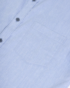 Camisa Manga Corta Neru Amalfi Celeste