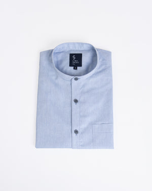 Camisa Manga Corta Neru Amalfi Celeste