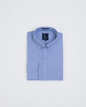 Camisa Modern Fit Tomas Celeste Claro