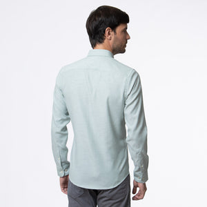 Camisa Modern Fit Oxford PC Verde