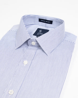 Camisa Manga Larga Modern Fit Philipp Azul Medio