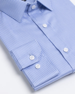 Camisa Manga Larga Modern Fit Philipp Azul Francia