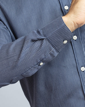 Camisa Manga Larga Modern Fit Philipp Índigo