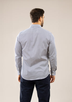 Camisa Manga Larga Modern Fit Philipp Navy Blue